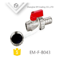 EM-F-B043 Nickel-Messing-Mini-Heizkörper-Ventilblock für Gas